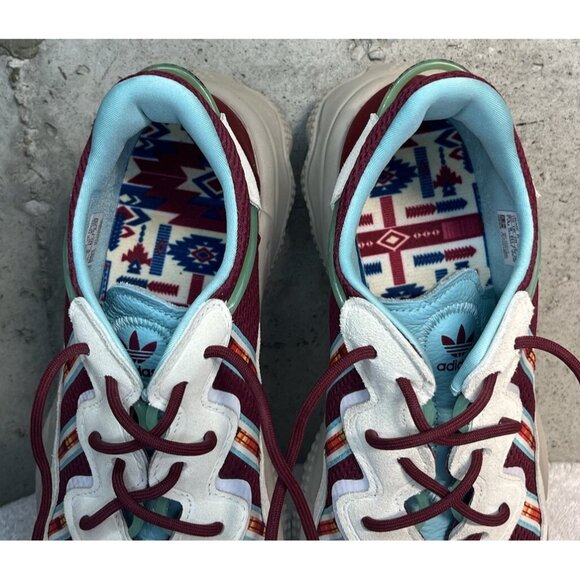 Adidas size? x Ozweego ‘Lake Oswego’ Burgundy Size 9.5 US Shoes Sneakers EG4570 main image 7